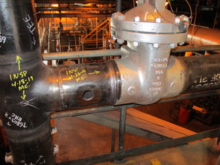 Weld Inspection at Conversion from Coal to Natural Gas at Cogeneration Facility